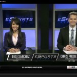 Desi Sanchez anchoring the eSports Report